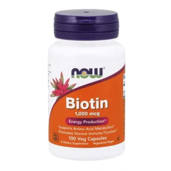 Biotin 1000 mcg - NOW Foods (100 kaps.) (41518-1-100caps)