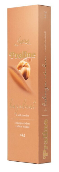 ISPIRITI PRALINE s lískovým ořechem v mléčné čokoládě 44g