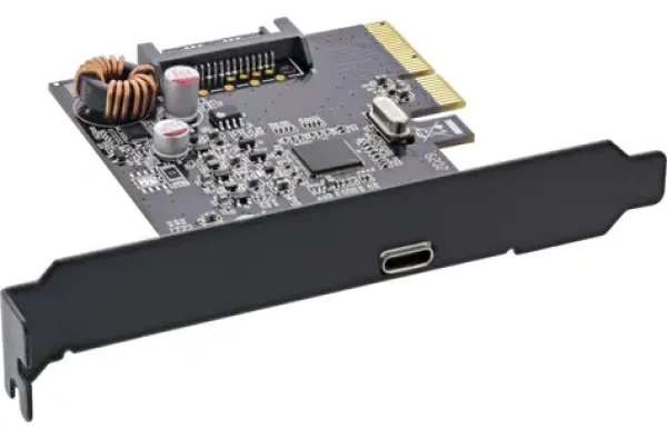 InLine rozšiřující karta USB-C / Rozšiřující karta / PCIe x4 / USB 3.2 Gen 2x2 / 1x USB-C (76660F)