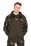 FOX Mikina LW Khaki/Camo Split Zip Hoody M (CFX298)