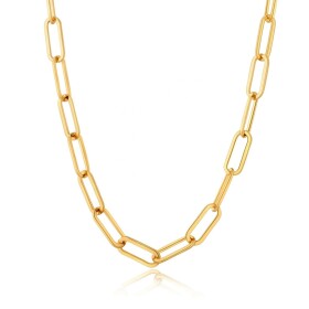 ELENYS Grande Chain – pozlacený náhrdelník 18K žluté zlato Délka: 39+6 cm / max. 45 cm