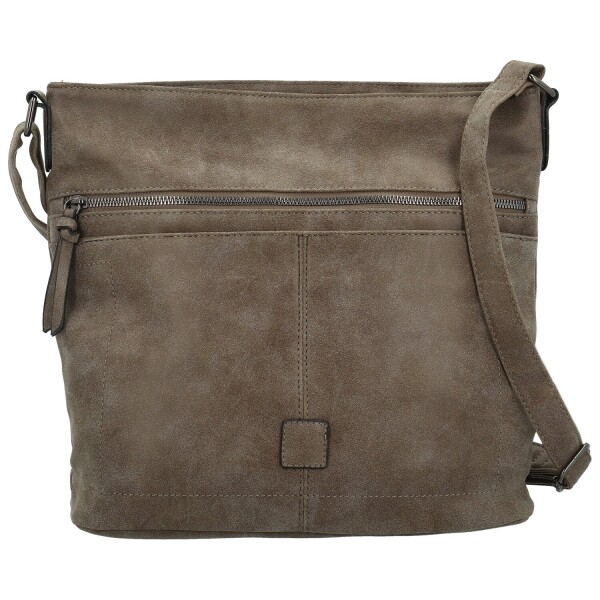 Trendy dámská koženková crossbody kabelka Tomila, coffee new