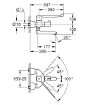 GROHE - Grohtherm Special Termostatická lékařská baterie, chrom 34020001