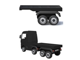 Mamido Přívěs pro dětský elektrický kamion Mercedes Actros černý