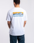 Tričko Patagonia M's Boardshort Logo Pocket Responsibili-Tee® White