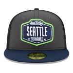 New Era Pánská kšiltovka Seattle Seahawks NFL Official 2021 Draft 59FIFTY Fitted Velikost: 7