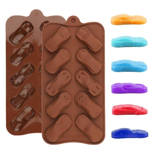 Dortisimo Silikonová forma na čokoládu Auta