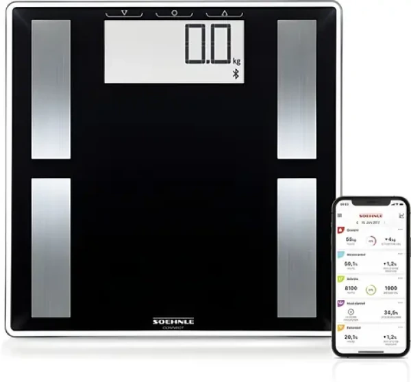 Soehnle Shape Connect 50 / Digitální osobní váha / analýza BIA / iOS Android