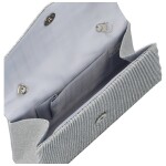 Módní dámská plesová kabelka Michelle Moon Adriel, stříbrná