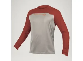 Endura Mt500 Burner L/S pánský dres dlouhý rukáv Brick red vel. XL