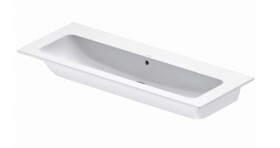 DURAVIT - ME by Starck Nábytkové umyvadlo 123x49 cm, matná bílá 2361123260