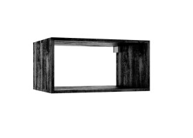 Policový box Naturel Stilla 30x60x44 cm černá mat STILLAA03018 STILLAA03018
