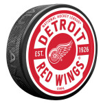 Mustang Puk Detroit Red Wings NHL Gear Textured Puck
