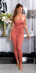 Sexy kombinéza Bandeau Ripp Jumpsuit Einheitsgroesse