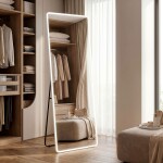 REA - Zrcadlo LED Classico 60x170cm White HOM-07055