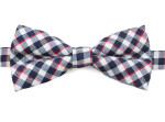 Britain modrý károvaný motýlek pro psa | 20 - 44 cm Barva: Modro-černá