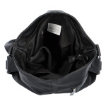 Praktická dámská koženková kabelka Anjitas fun, černá