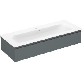 MEXEN/S - Orio koupelnová skříňka 120 cm s umyvadlem Vela, 1 šuplík, grafit mat/bílá mat 91A10-12023-1-BF66-W23M01