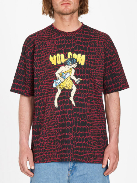 Volcom Fa Todd Bratrud 3 Prt-Print pánské tričko s krátkým rukávem - M