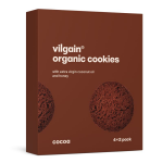 Vilgain Cookies BIO – kakao 135 g (4 x 2 sušenky)
