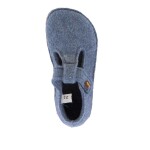 Chlapecké barefoot bačkory FLEXY WOOLY Denim; Froddo; G1700378-1; modrá - 23