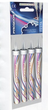 Pyrogiochi dortové fontány 4 ks Pyrogiochi dortové fontány 4 ks