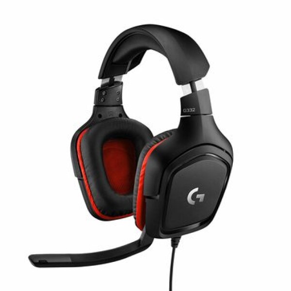 Logitech G332 černá / Herní sluchátka s mikrofonem / pro PC Mac PS4 Xbox One Nintendo Switch / kabel 2m (981-000757)