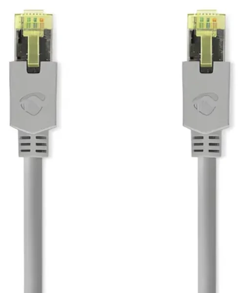 Nedis CAT7 S/FTP 3m šedá / Síťový kabel / RJ-45 / Snagless / LSZH (CCBW85420GY30)