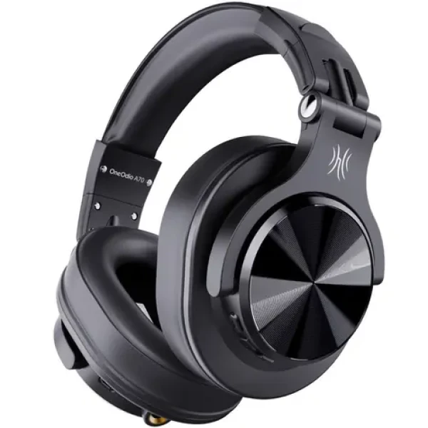 OneOdio Fusion A70 černá / Bezdrátová profesionální sluchátka / Bluetooth 5.2 / Jack 3.5mm / Jack 6.3mm (A70Black)