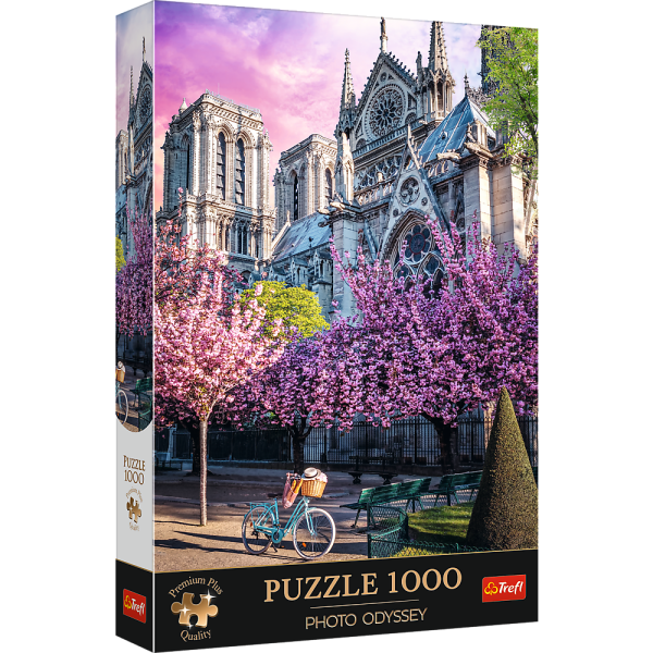 Puzzle Premium 1000 dílků - Photo Odyssey: Katedrála Notre-Dame v Paříži