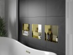 MEXEN - X-Wall-NR modul pro vestavbu do stěny 30x30, zlatá 1951303010