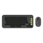 Logitech Pop Icon Combo grafitová / Combo klávesnice a myš (920-013115)