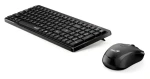 GENIUS LuxeMate Q8100 Copilot černá / Kancelářský set klávesnice a myši / bezdrátová / retro design / CZ+SK layout (31340019403)