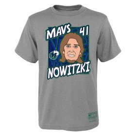 Mitchell & Ness Dětské tričko Dallas Mavericks NBA Dirk Nowitzki Court King Youth T-Shirt (YOUTH)