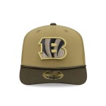 New Era Pánská kšiltovka Cincinnati Bengals NFL 2025 Salute to Service 9SEVENTY Trucker Snapback