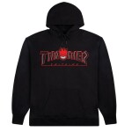 Mikina THRASHER x SPITFIRE Big Head Outline Hoodie Black velikost XL