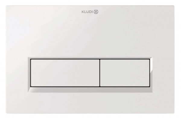 KLUDI - Unifix Ovládání splachování, lesklá bílá 32PP0143