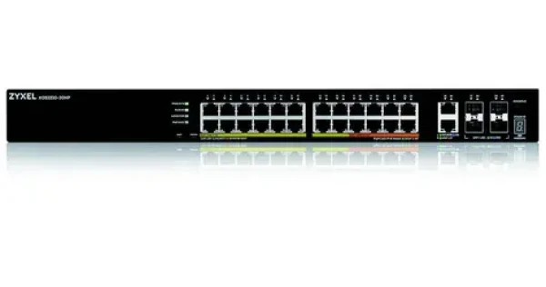 ZyXEL XGS2220-30HP / Switch / 24x GbE PoE+ / 4x SFP+ 10GbE / 400W PoE / L3 / Nebula FlexPro (XGS2220-30HP-EU0101F)