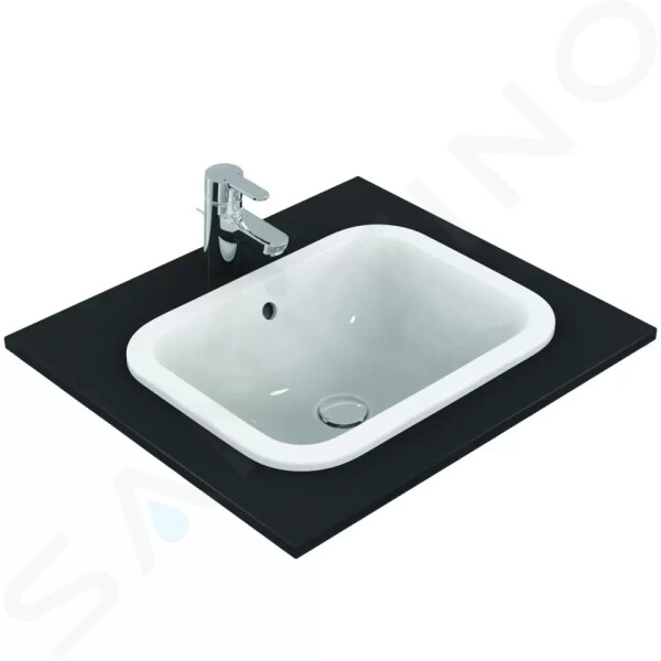 IDEAL STANDARD - Connect Umyvadlo zápustné, 500x380 mm, s přepadem, bílá E505701