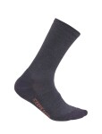 Dámské merino městské ponožky ICEBREAKER Wmns Lifestyle_Light Crew, Graphite/Tang velikost: 35-37 (S)