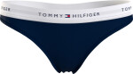 Dámská tanga THONG UW0UW03835 DW5 tm. modré Tommy Hilfiger