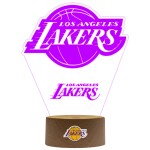 Cedule Los Angeles Lakers NBA Team Logo LED-Leuchtschild