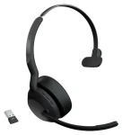 Jabra Evolve2 55 UC Mono + Link380a černá / Mono sluchátko / mikrofon / ANC / Bluetooth / USB-C (25599-889-999)