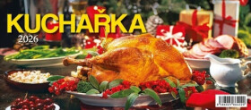 Kalendář 2026 Kuchařka, stolní, 29,7 x 13,8 cm