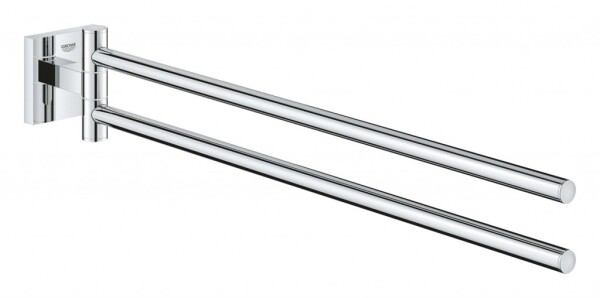 GROHE - QuickFix Start Cube Dvojitý držák ručníků, délka 44 cm, chrom 40976000