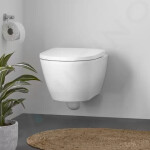 DURAVIT - D-Neo Závěsné WC se sedátkem SoftClose, Rimless, bílá 45770900A1