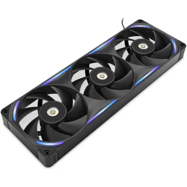 NZXT F360X černá / 3x 120mm / Fluid Dynamic Bearing / 41 dB @ 2300 RPM / 104 CFM / 4-pin PWM + 4-Pin RGB (RF-U36PN-B1)