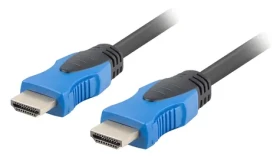 Lanberg CA-HDMI-20CU-0150-BK černá / Kabel HDMI / 15 m / HDMI 2.0 / 4K / 18 Gbit/s / ARC (CA-HDMI-20CU-0150-BK)