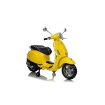 Mamido Dětský elektrický skútr Vespa ROMA žlutý