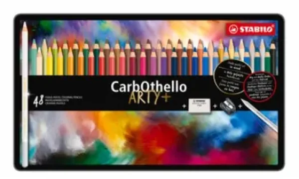 STABILO® CarbOthello - ARTY+ - 48 ks sada v plechu - 48 různých barev (1448-6)